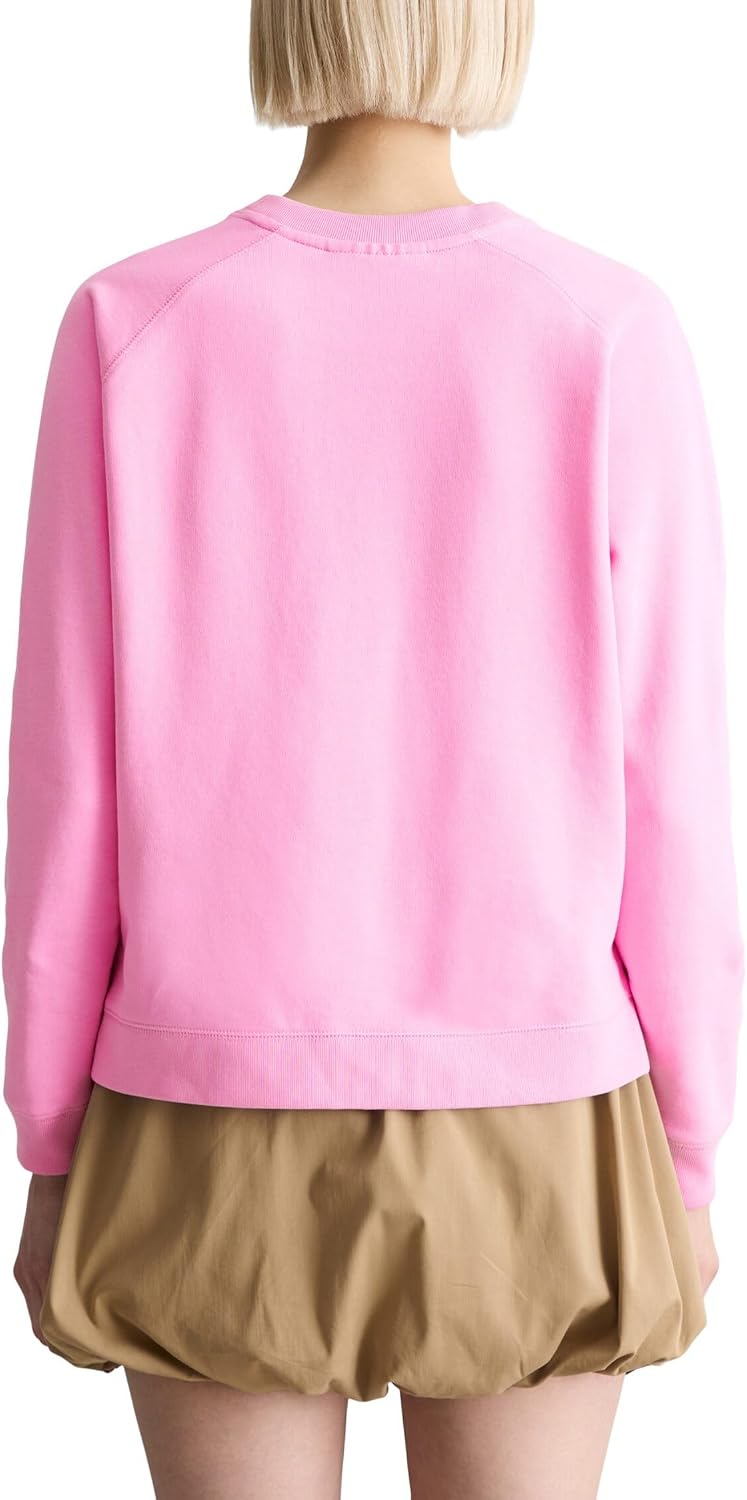 Detalle 2 de Marc O'Polo Denim Damen Sweatshirt aus Bio-Baumwolle mit Raglanärmeln