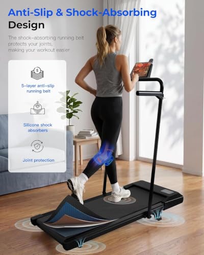 Thumbnail 8 de Superun Raceable Walking Pad, 10% Incline, Foldable, 6 km/h