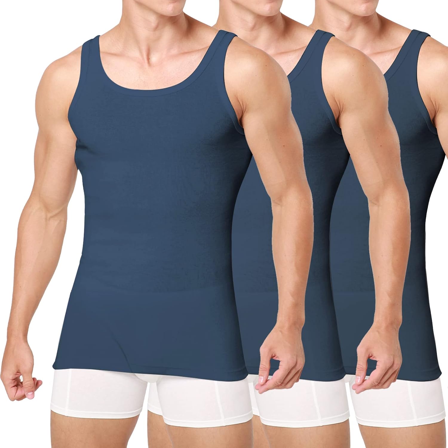 Thumbnail 6 de Smart Sir Herren Unterhemd 3er Pack Tank Top