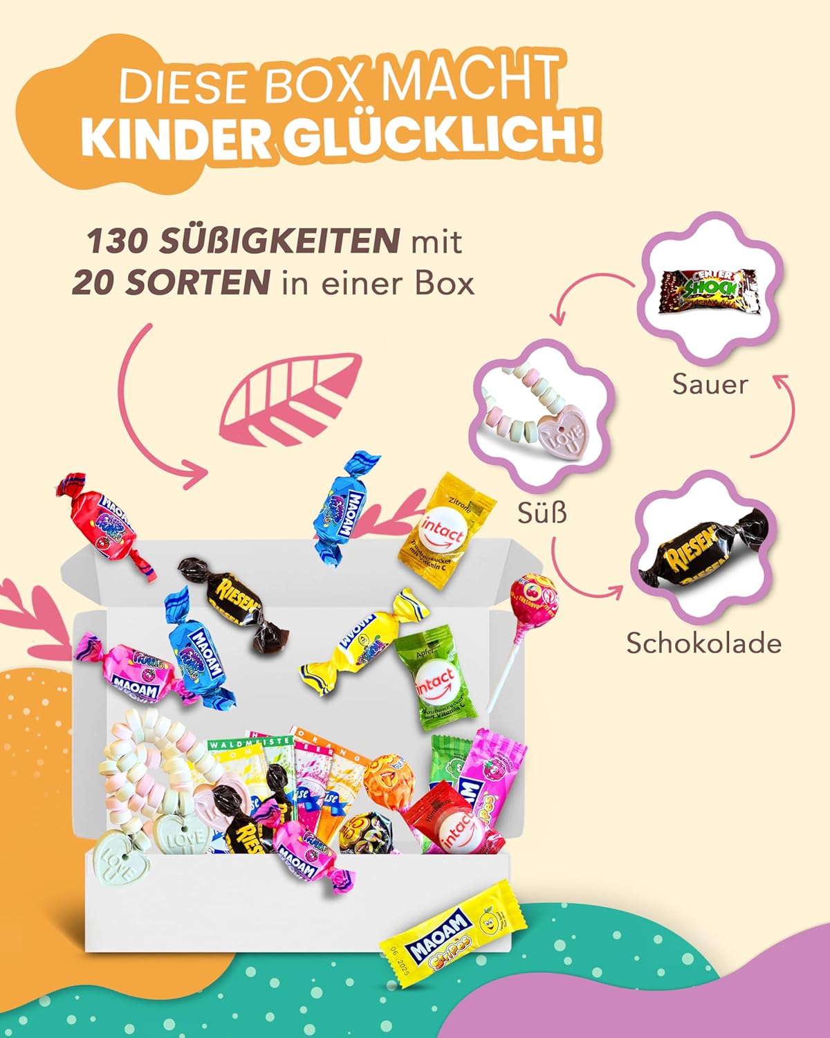 Thumbnail 3 de Süßigkeiten Box von Candy Circle – XXL Naschi-Box für Kindergeburtstage, Adventskalender und mehr