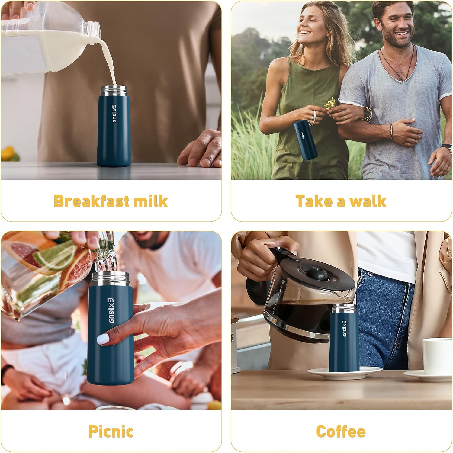 Thumbnail 5 de Exllena Small 250ml Water Bottle