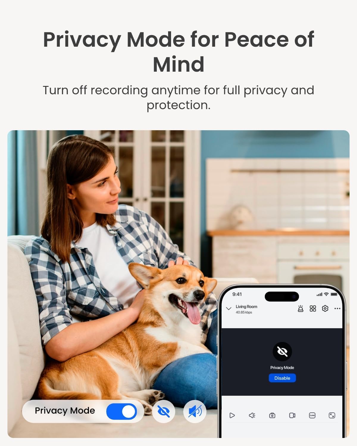 Thumbnail 4 de REOLINK E1-4MP (2 Pack) Indoor WiFi Cameras, 4MP Pan-Tilt, Night Vision
