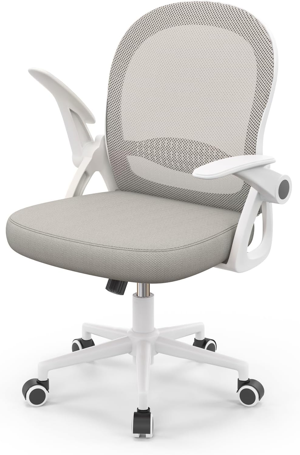 rattantree Ergonomischer Bürostuhl mit atmungsaktiver Netzrückenlehne, höhenverstellbar und 360° Drehung