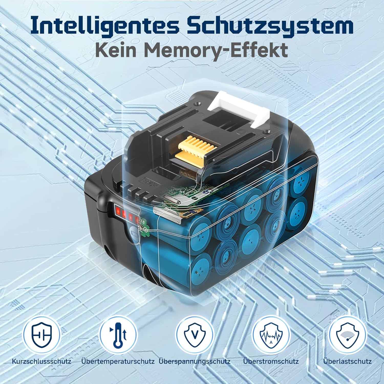 Detalle 2 de Batteria 18V 5500mAh sostitutiva