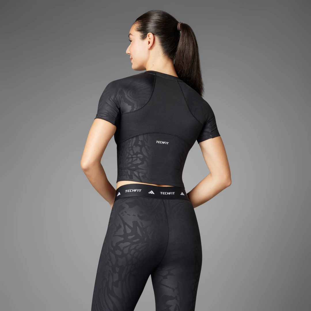 Thumbnail 1 de Adidas Techfit Printed Negro