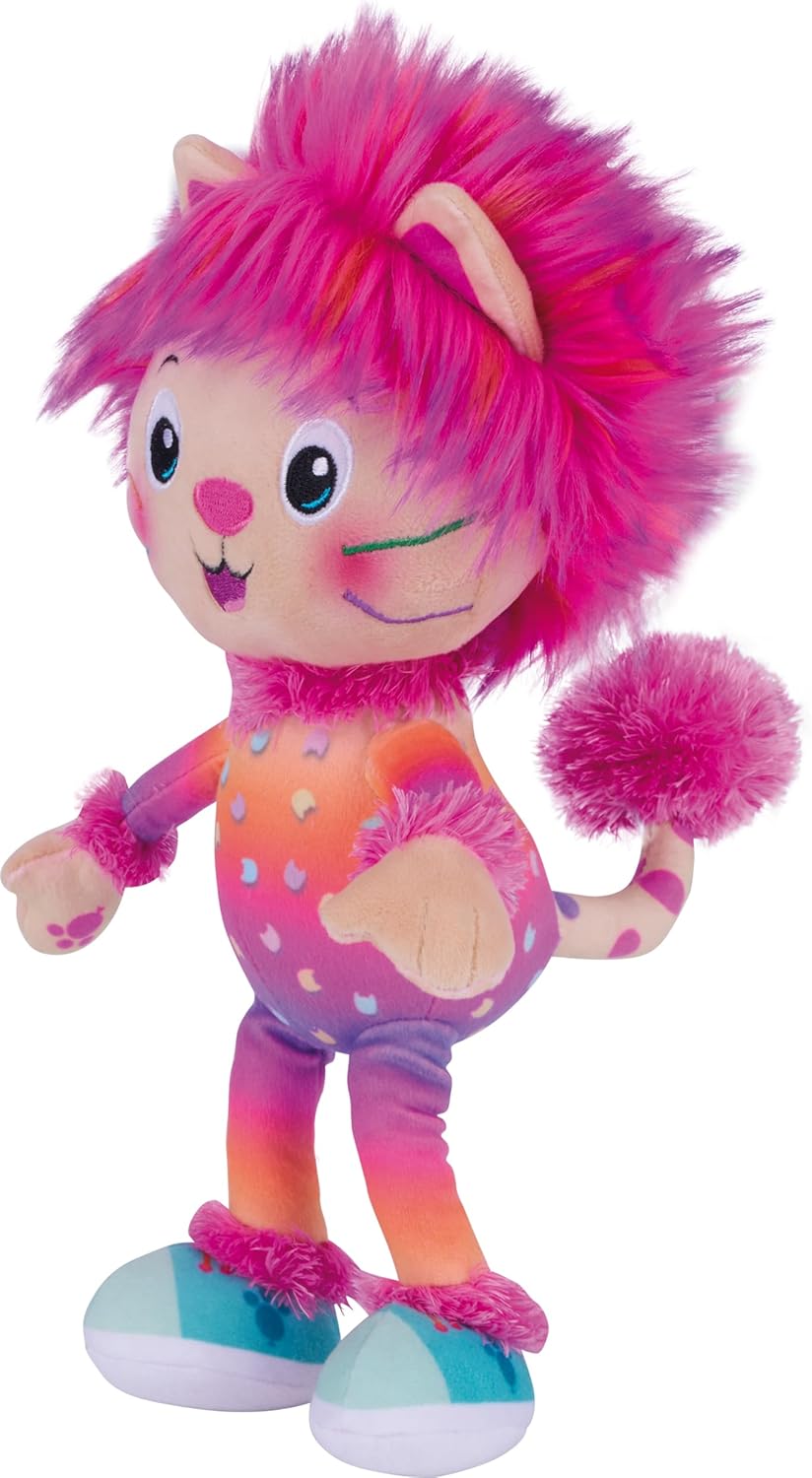 Detalle 2 de Schmidt Spiele 42803 Gabby's Dollhouse Marty, Le Chat de fête – Peluche 27 cm multicolore