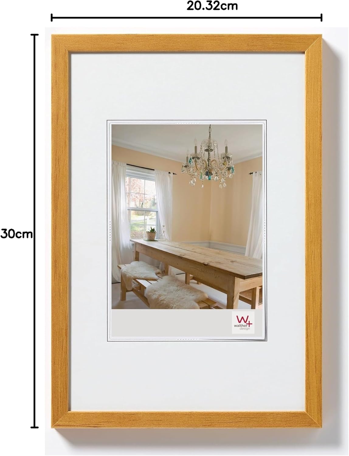 Thumbnail 3 de Walther Design Walther Cadre Photo Design en chêne Peppers BP050E, 40 x 50 cm