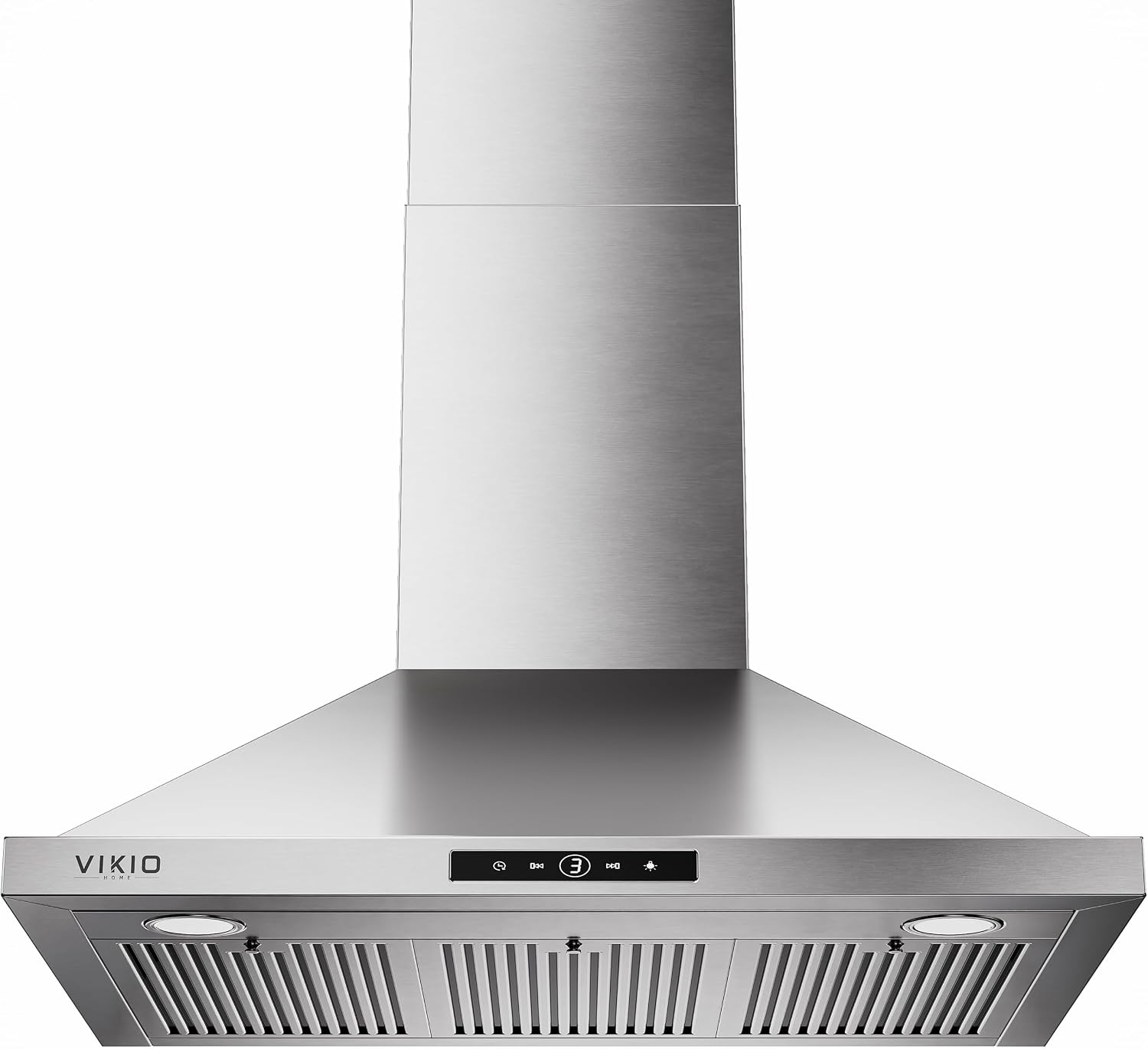 Detalle de VIKIO HOME RP10-36 36-Inch Wall-Mount Range Hood, 580 CFM, Touch Controls
