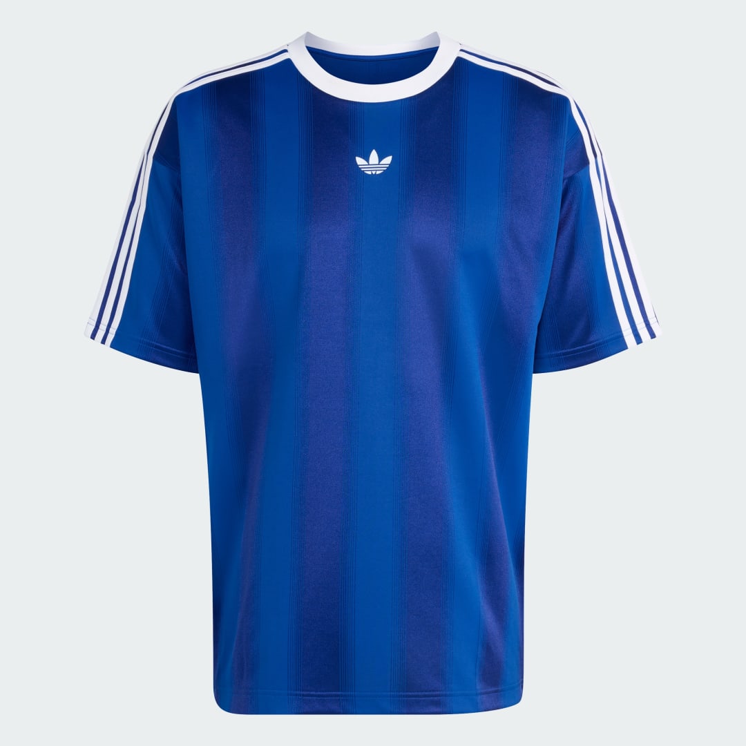 Detalle 2 de Camiseta de jacquard adidas Adicolor – azul