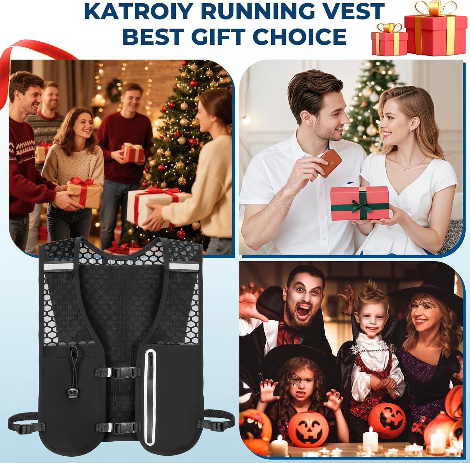 Detalle 2 de Kartoiy Running Vest with 500ml Bottle