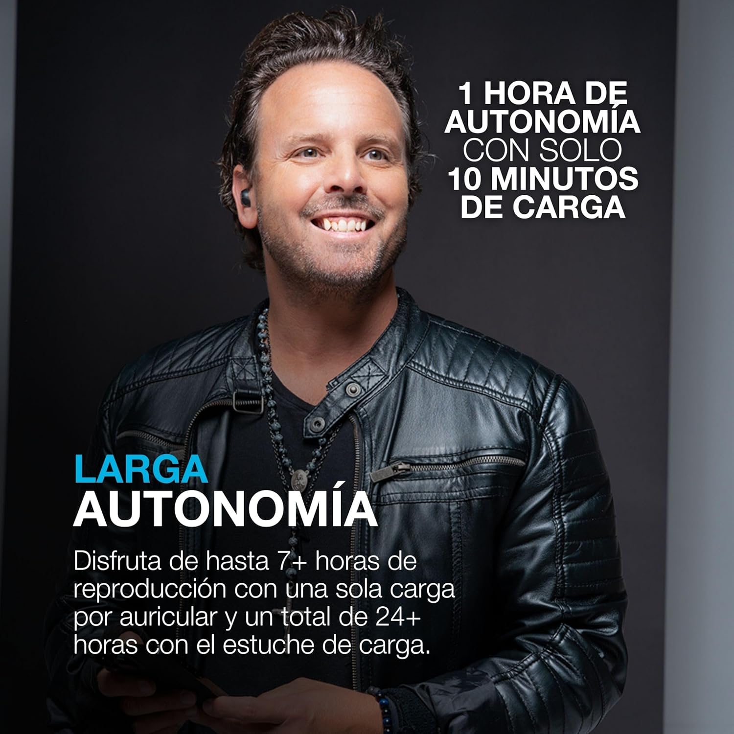 Thumbnail 2 de JLab Go Pop ANC: auricolari Bluetooth ANC con 24+ ore di autonomia e design compatto in color Fucsia