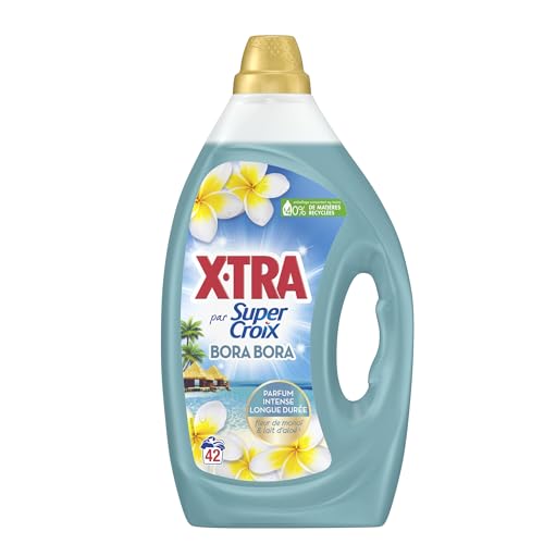Detalle de SUPERCROIX XTRA par Super Croix – Lessive parfumée Bora Bora, 42 lavages