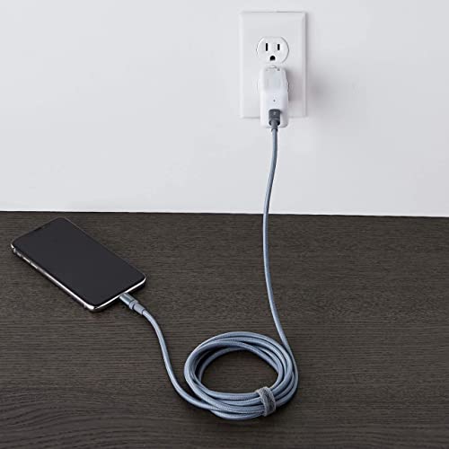 Thumbnail 6 de Amazon Basics Cavo USB-C a Lightning con certificazione MFi, 1.8 m, nylon intrecciato, grigio scuro