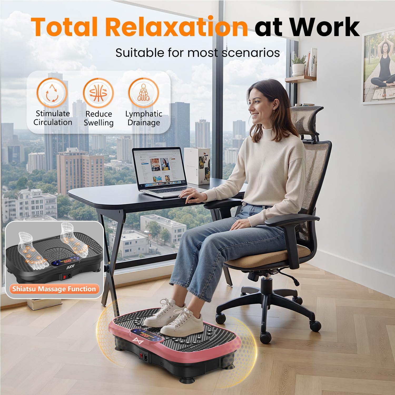 Thumbnail 5 de AXV Vibration Plate 120-Speed Full Body Shaker