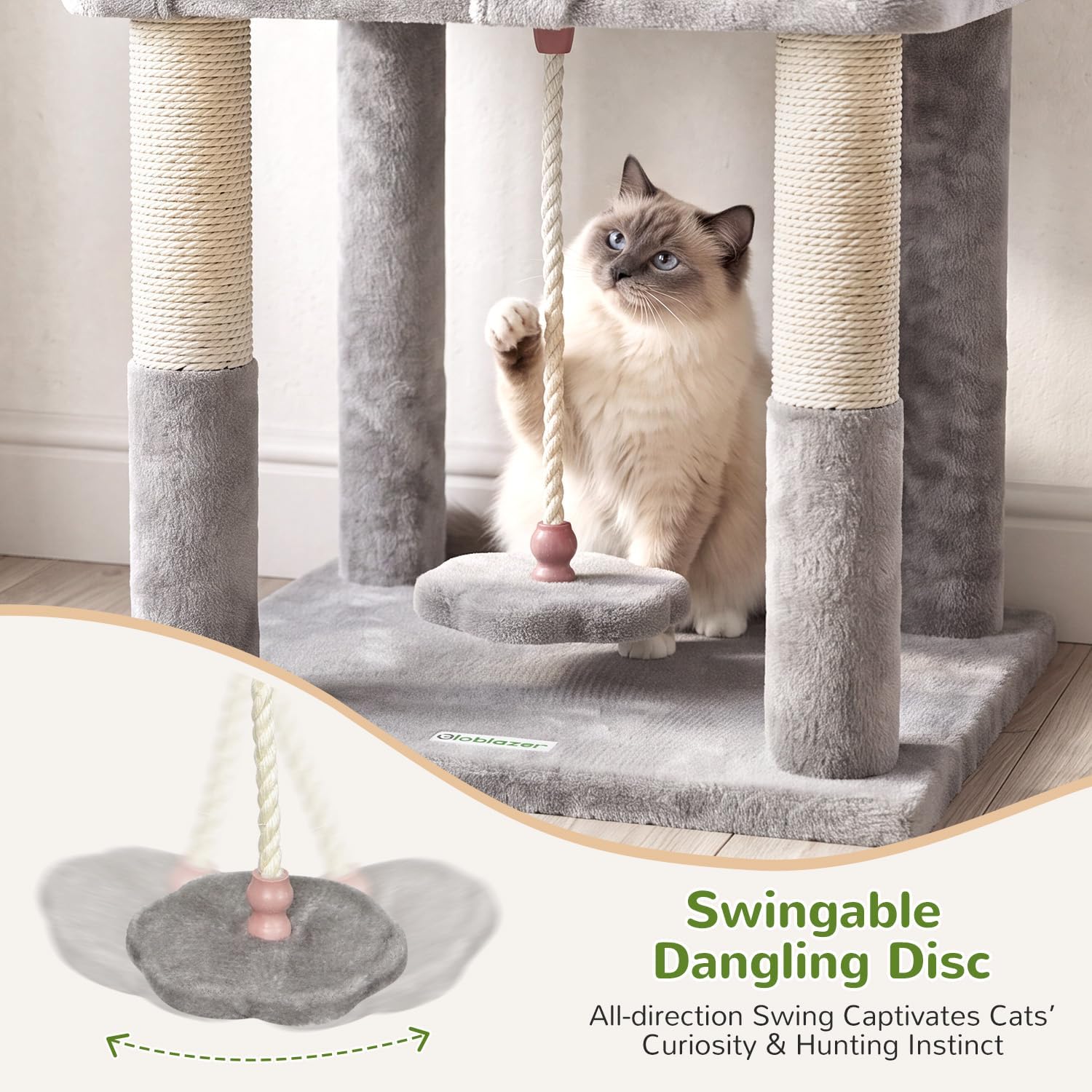 Detalle 2 de Globlazer Cat Tree, 75-Inch