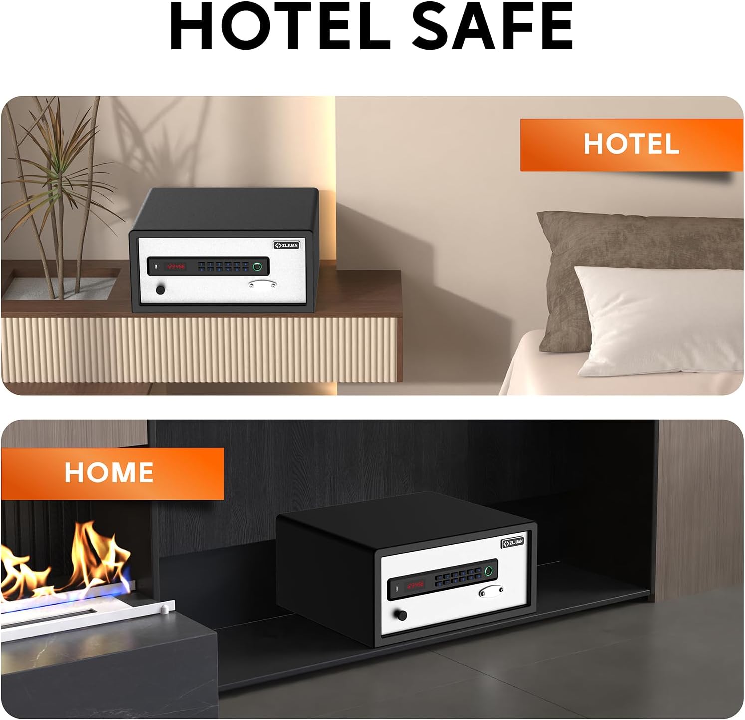 Thumbnail 5 de Z ZLJUAN Hotel Safe 1.1 Cu Ft biometric safe 🔒