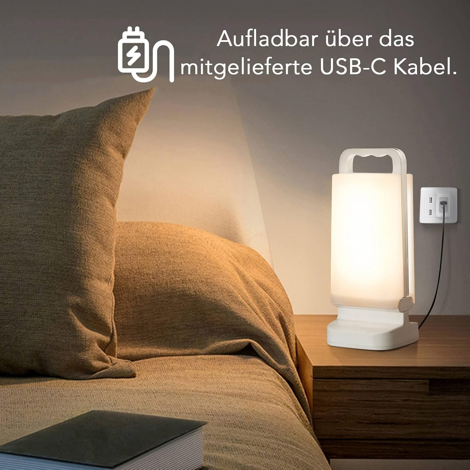 Detalle 2 de Lepwings 48 LED Campinglampe mit 6000 mAh