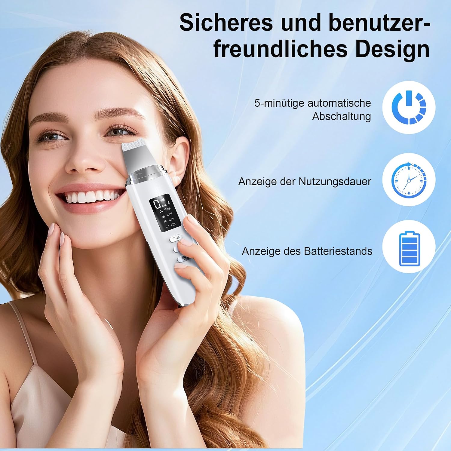 Thumbnail 4 de Yeerain Skin Scrubber Ultraschall Porenreiniger