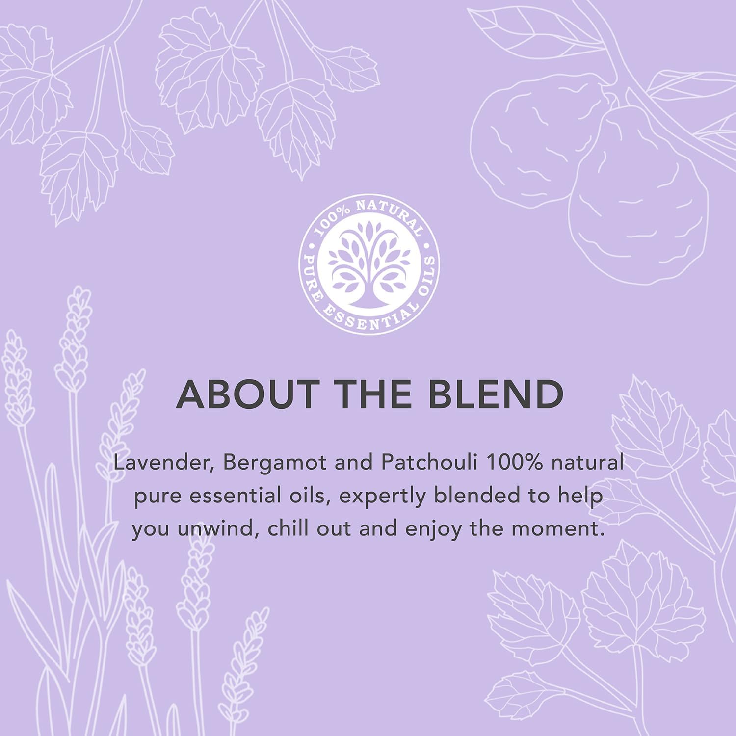 Detalle de Tisserand Real Calm Massage & Body Oil: 100% Pure Essential Oil Blend (Lavender, Bergamot & Patchouli) 100ml