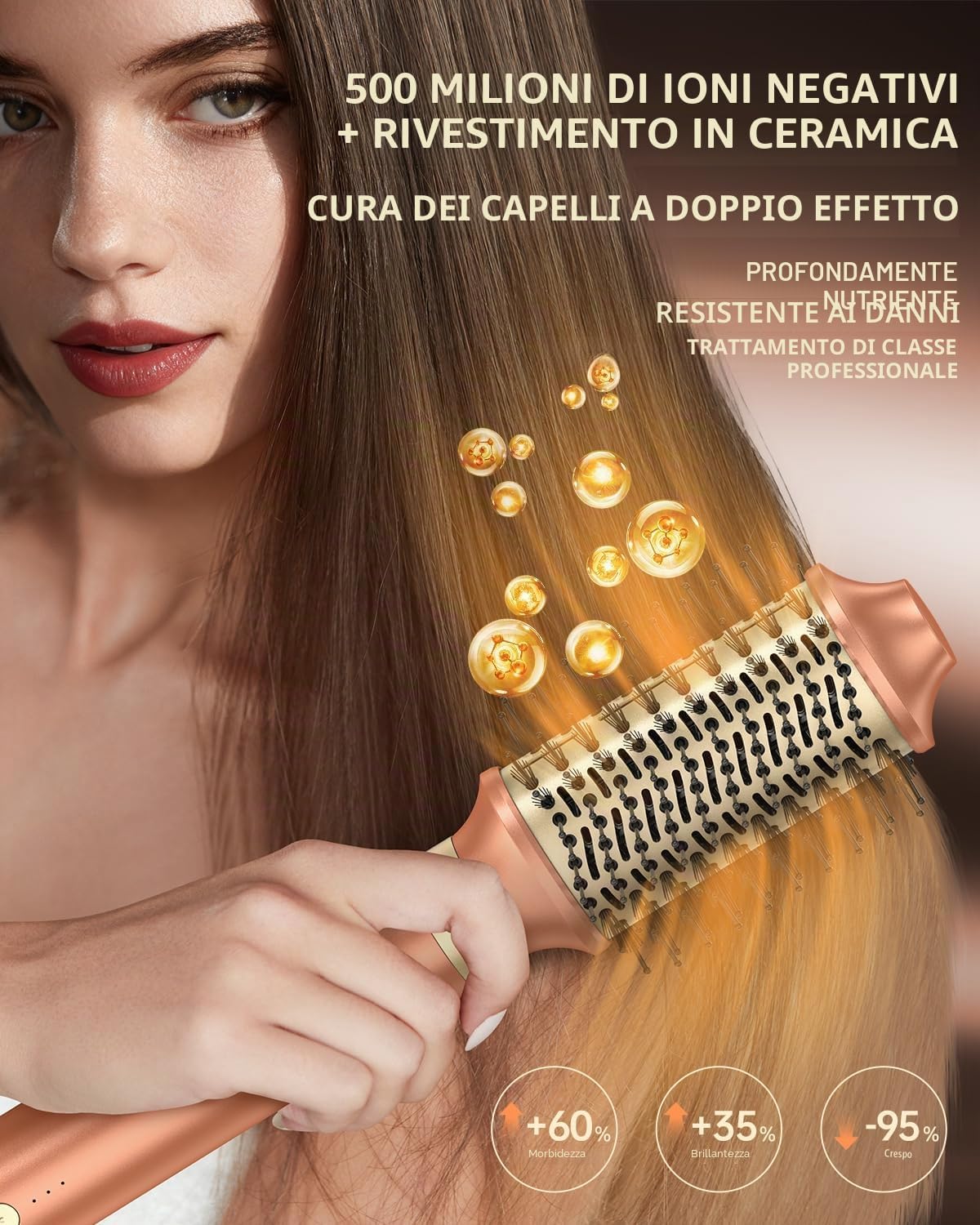 Detalle de webeauty Doppia Tensione 7 in 1 Multistyler con phon, spazzola, piastra, diffusore e 2 arricciacapelli (100–240 V)