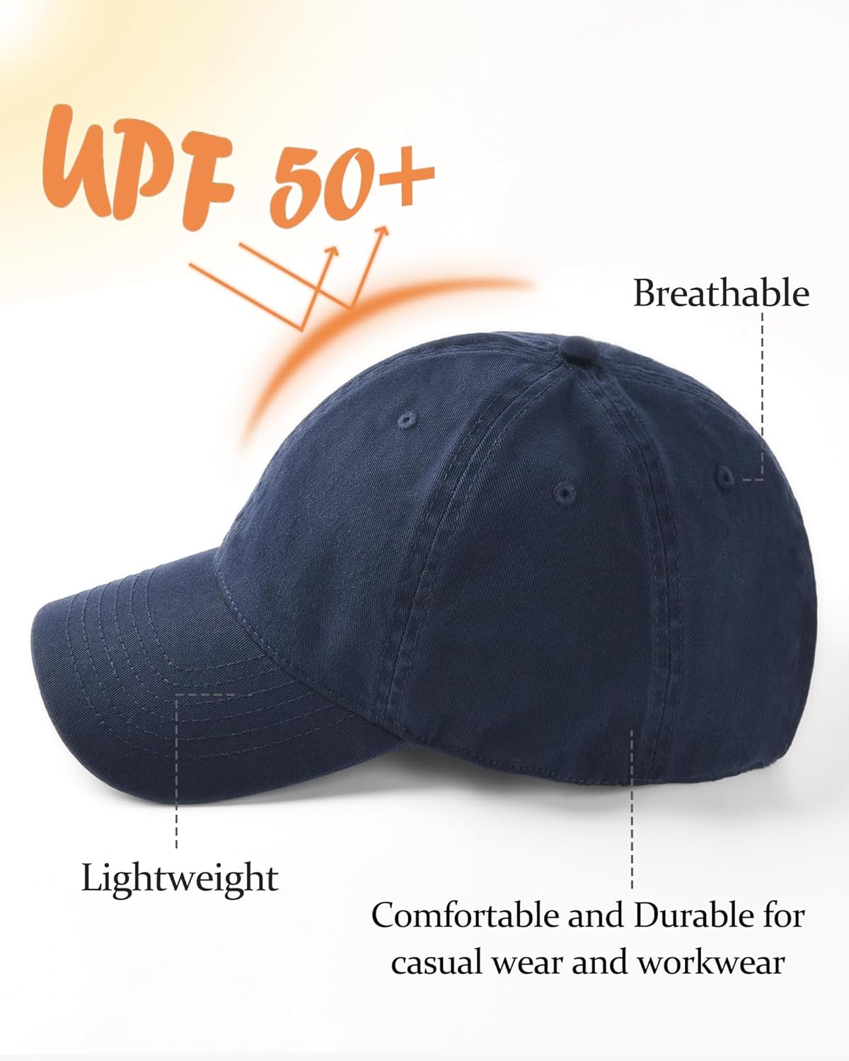 Thumbnail 2 de FURTALK Damen Vintage Basecap Baumwolle - Verstellbare Baseball Cap