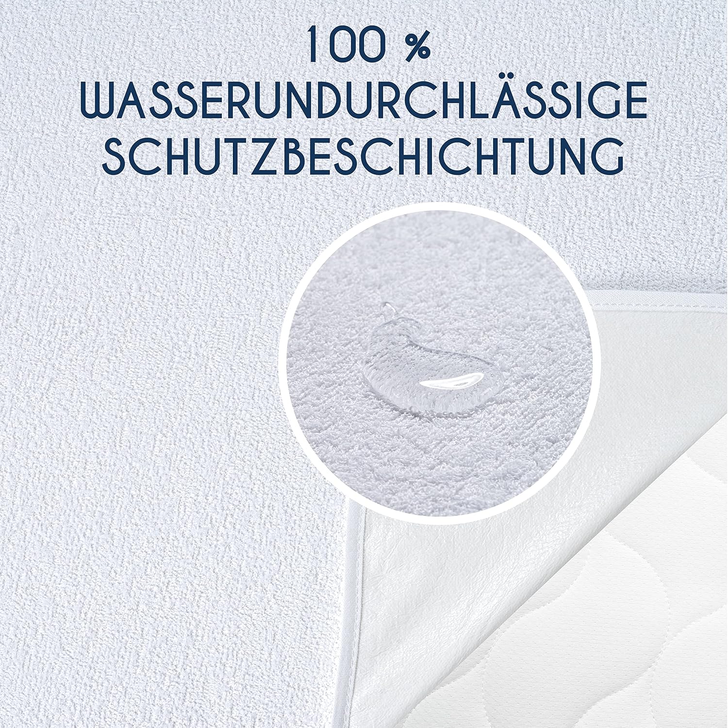 Thumbnail 2 de Dreamzie Matratzenschoner 140x200cm wasserdichte Matratzenauflage