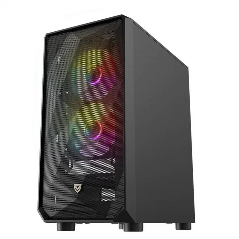 Detalle 2 de Nfortec Dys ARGB Caja MicroATX 330 mm gráfico