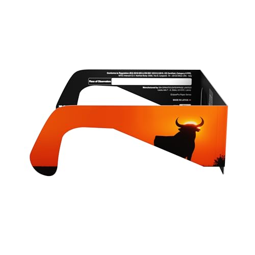 Detalle de Absolute Eclipse Gafas Eclipse Solar ISO 12312-2 CE | Pack 6