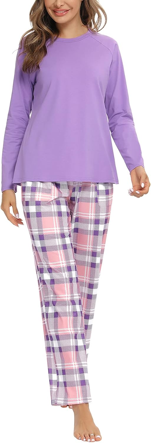 Detalle de Uniexcosm Pijama Mujer Largo algodón 2 piezas