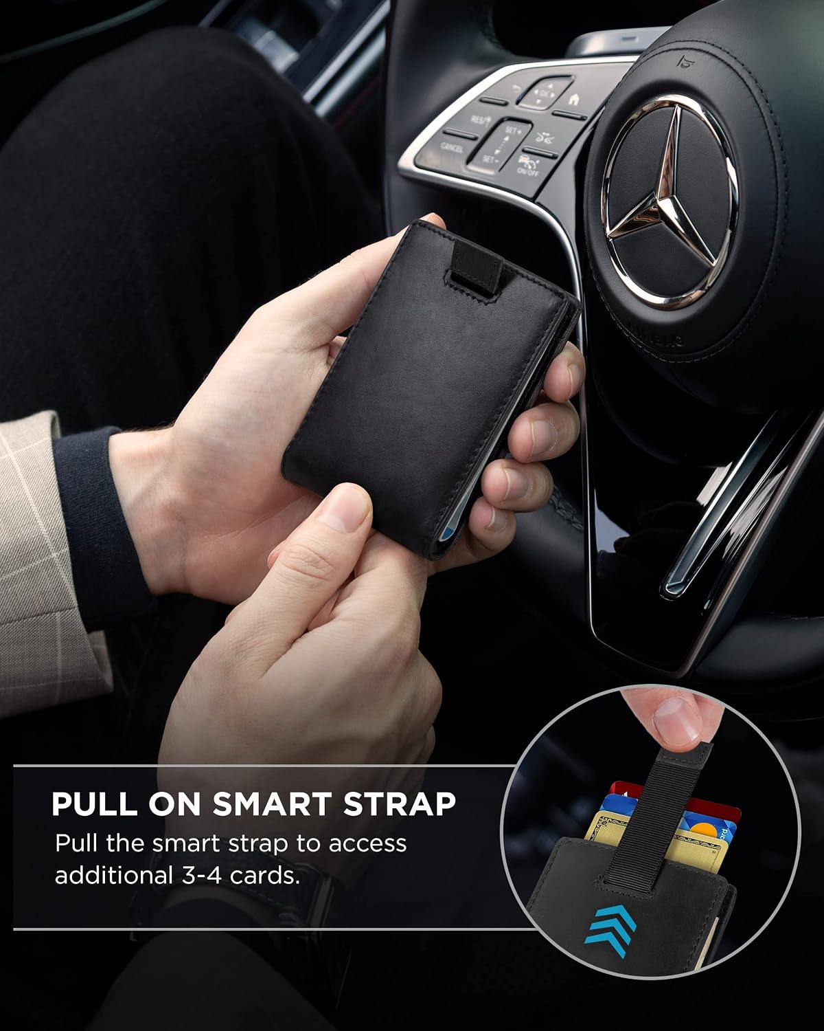 Thumbnail 4 de SERMAN BRANDS RFID Slim Bifold Wallet with Money Clip