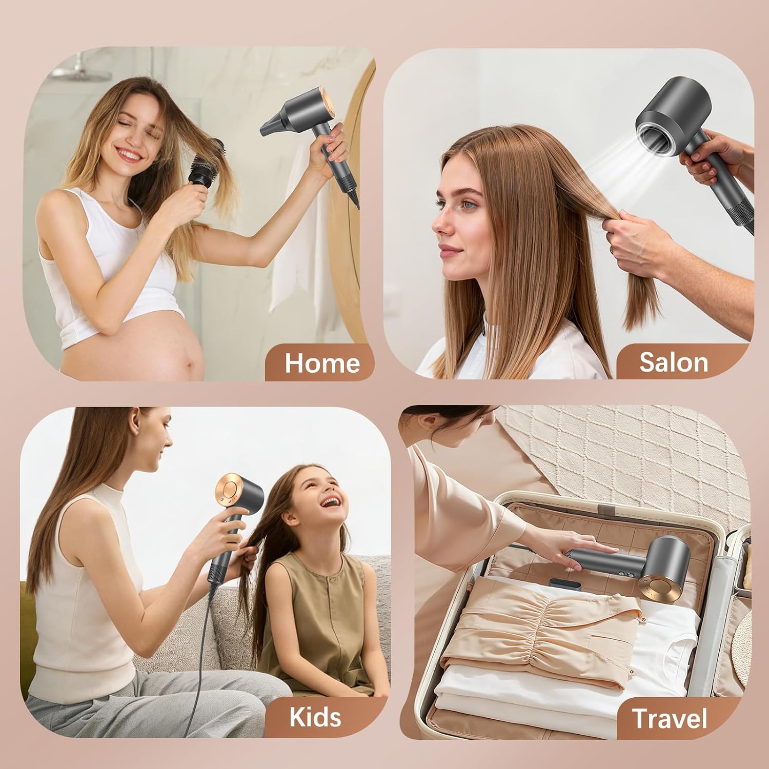 Thumbnail 6 de Ionic Hair Dryer 2000W with 110000 r/min Brushless Motor and NTC Smart Temp Control