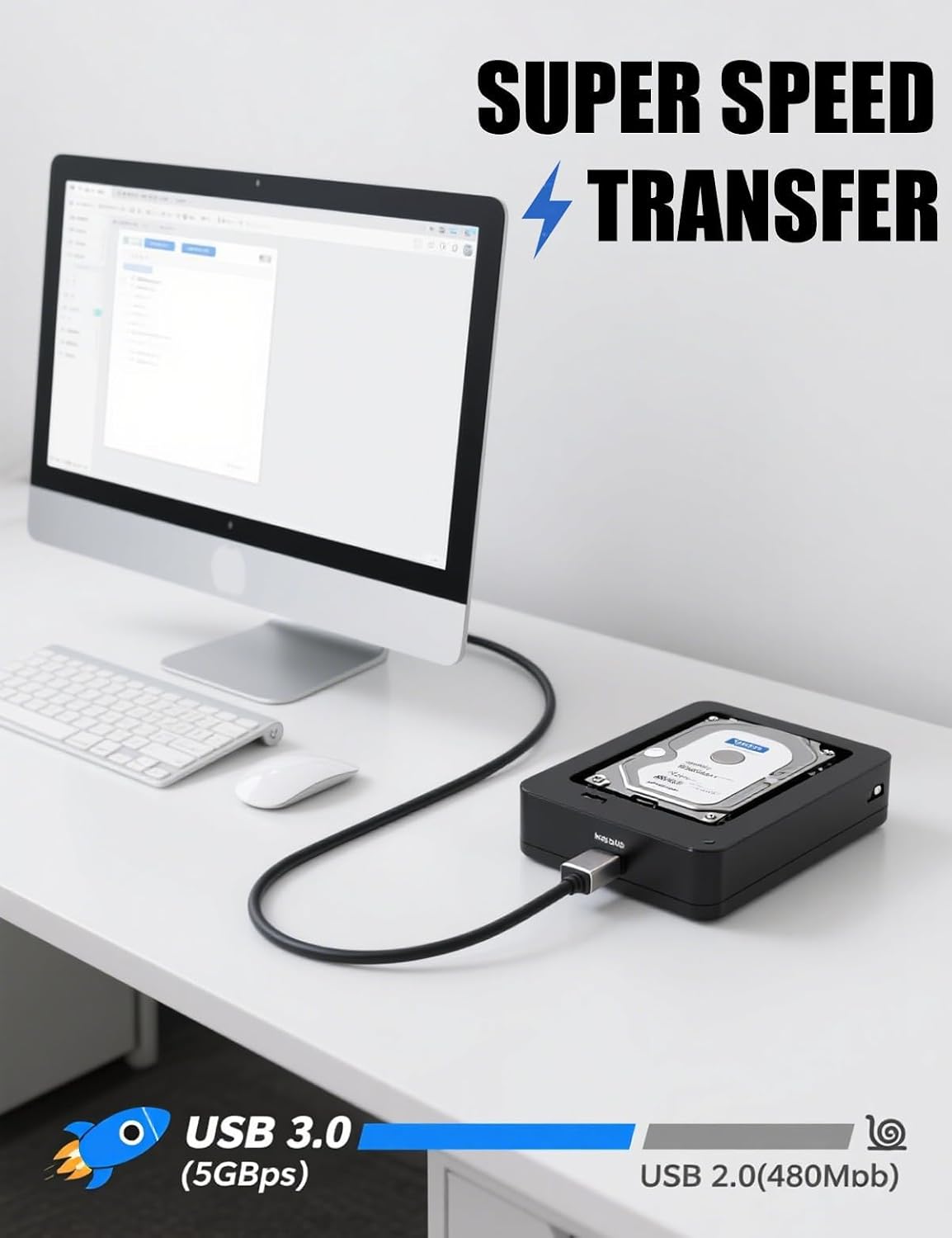 Detalle de SSS·GRGB 15M USB 3.0 Printer Cable (A to B) – 50ft with Signal Boosters