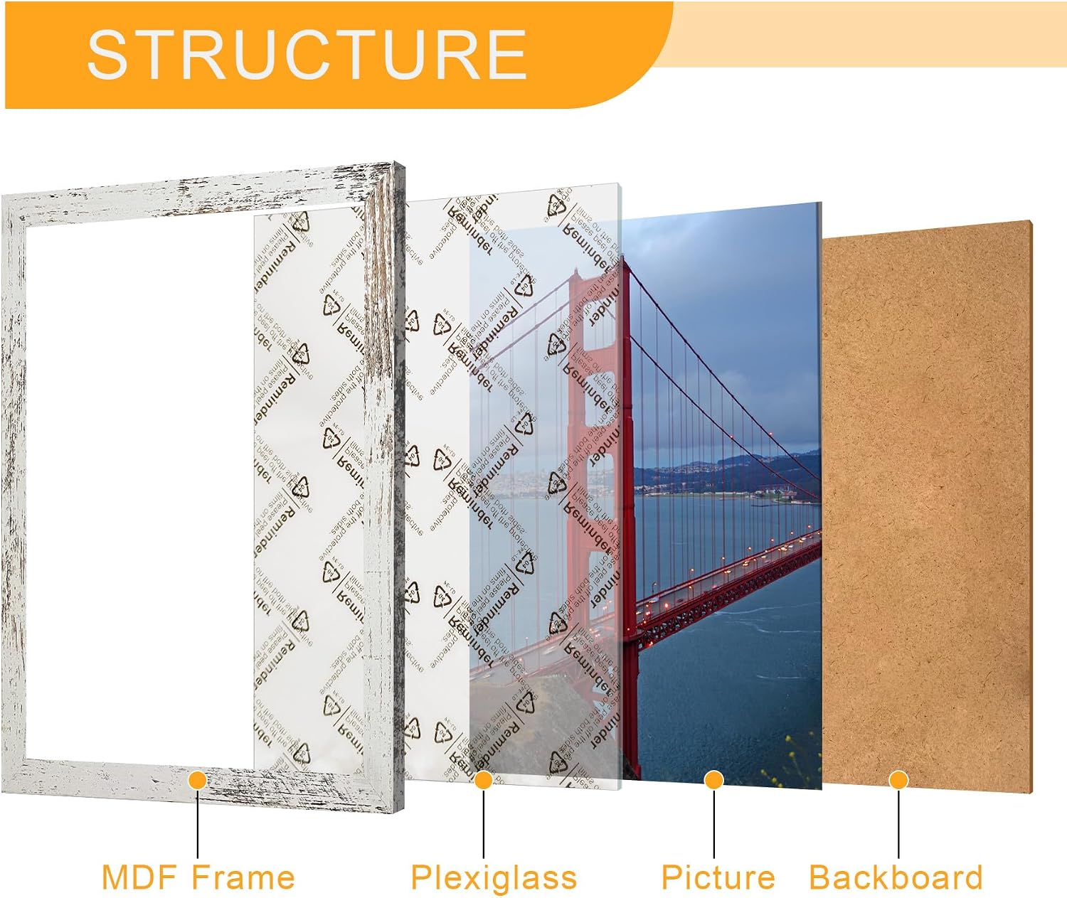 Thumbnail 4 de BESCRCL Picture Frame, 11 x 14