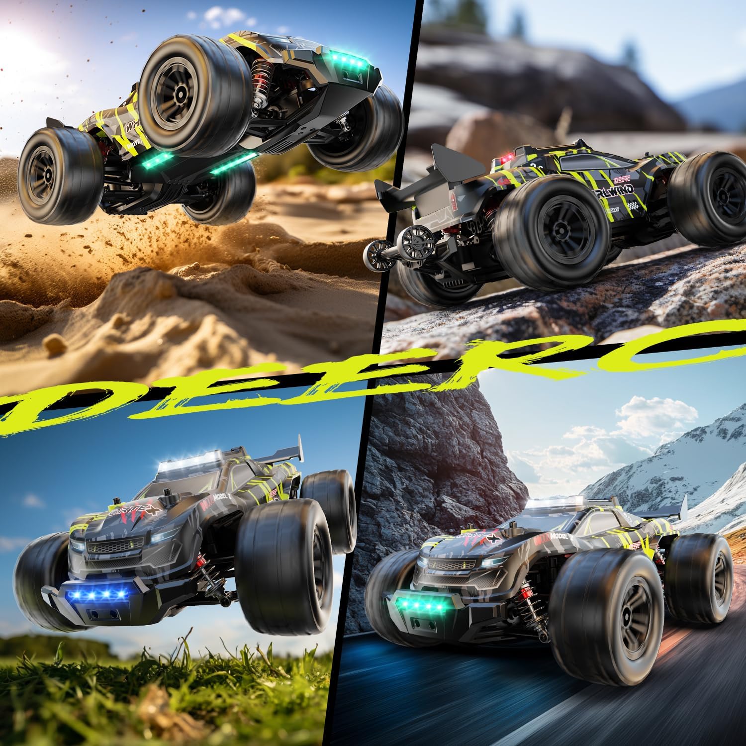 Thumbnail 6 de DEERC 1:14 brushless RC truck 43MPH