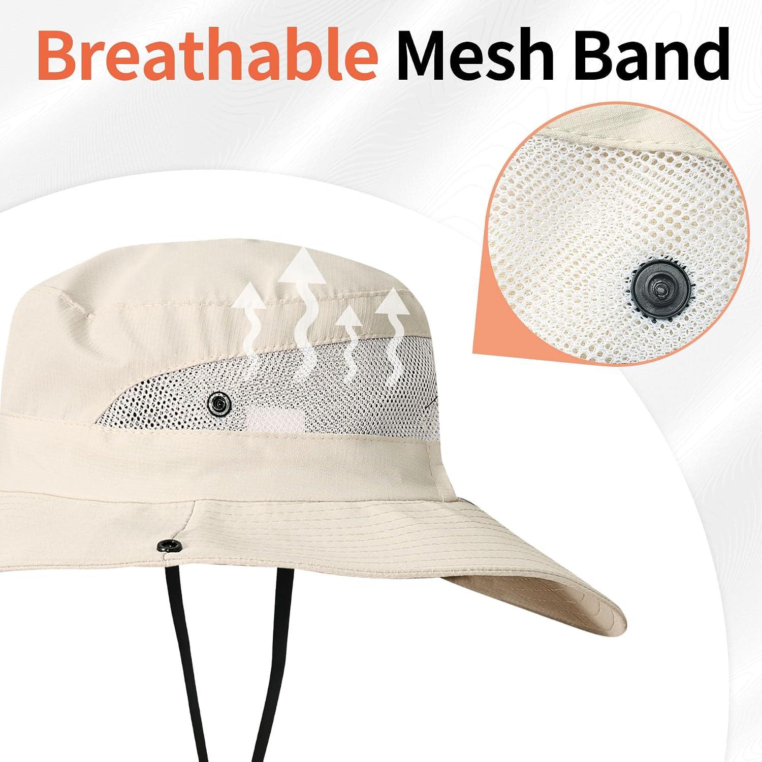 Detalle 1 de NPJY Ponytail Sun Hat, UPF 50