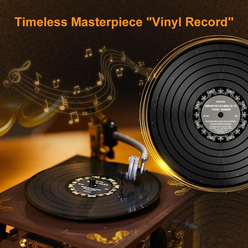 Thumbnail 4 de PANTASY Retro-Phonograph-Bausatz – Baukasten-Set für ein authentisches Grammophon-Erlebnis