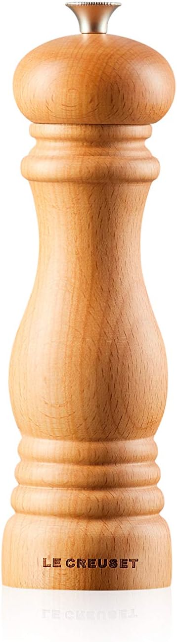 Detalle 2 de Le Creuset Classic Adjustable Pepper Mill Grinder – 21 cm, Meringue