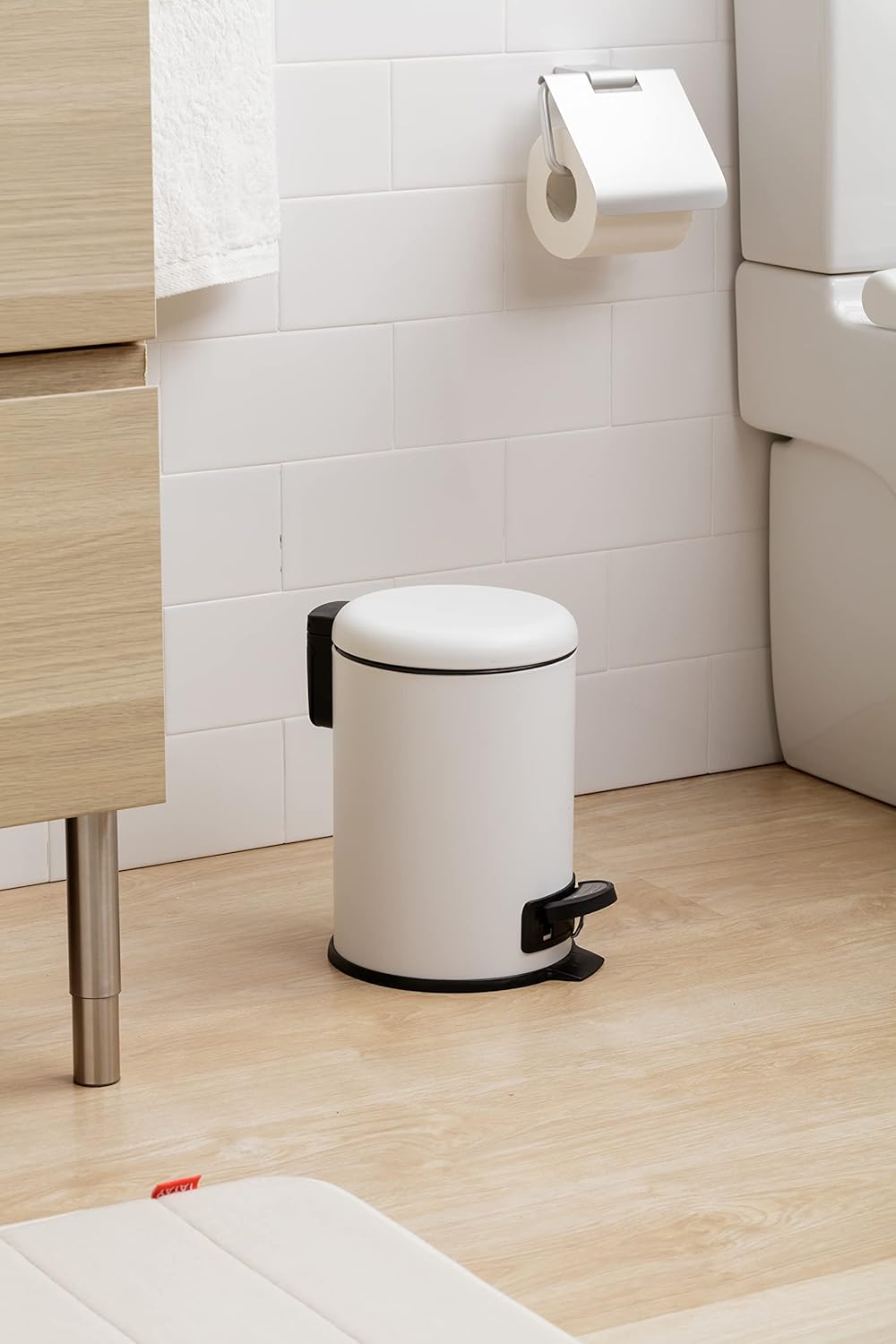 Thumbnail 3 de TATAY Papelera Baño con Pedal Inoxidable, 3L 🚮