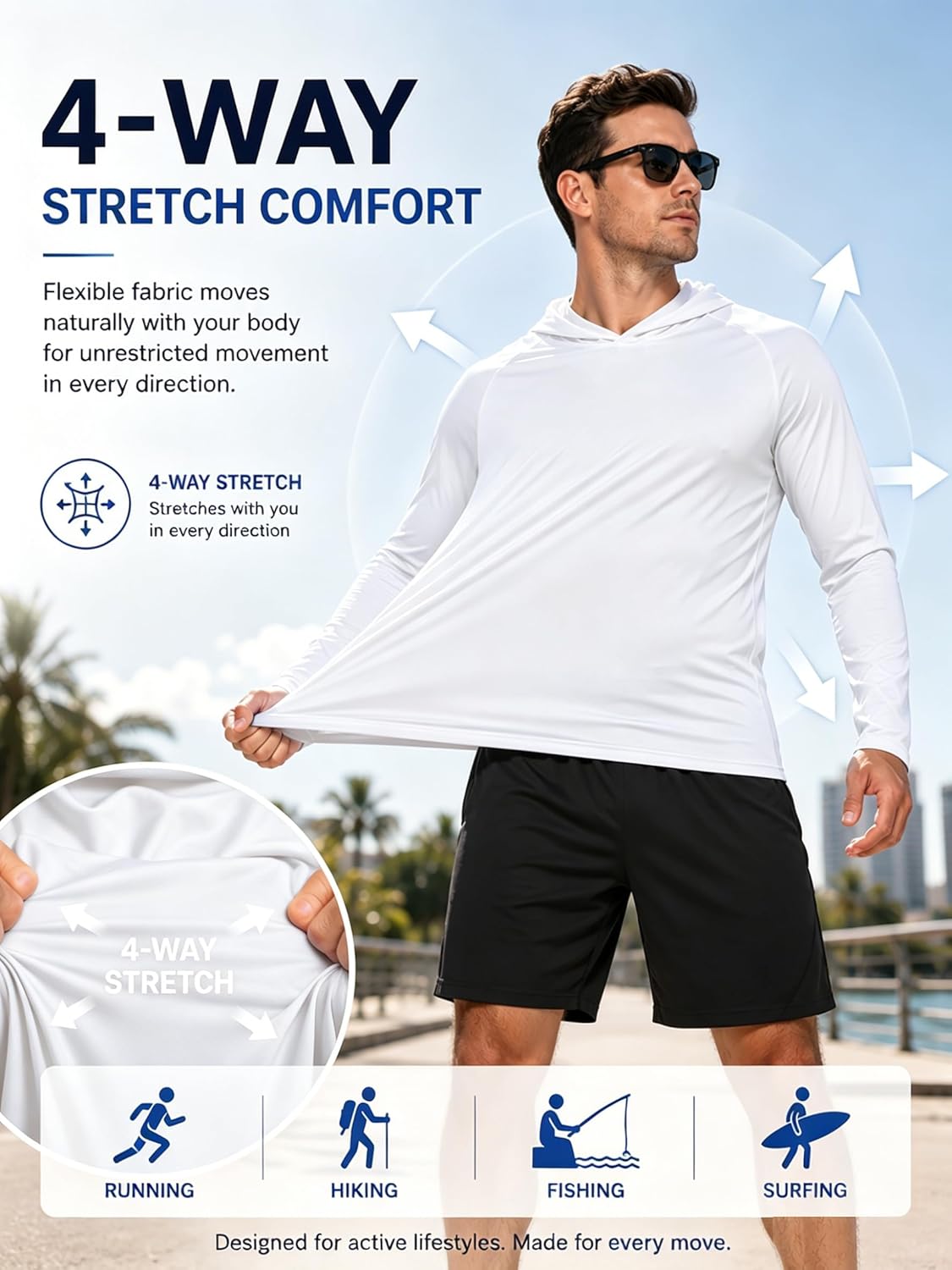 Thumbnail 5 de ZITY 3-Pack Sun Protection Hoodie UPF 50+