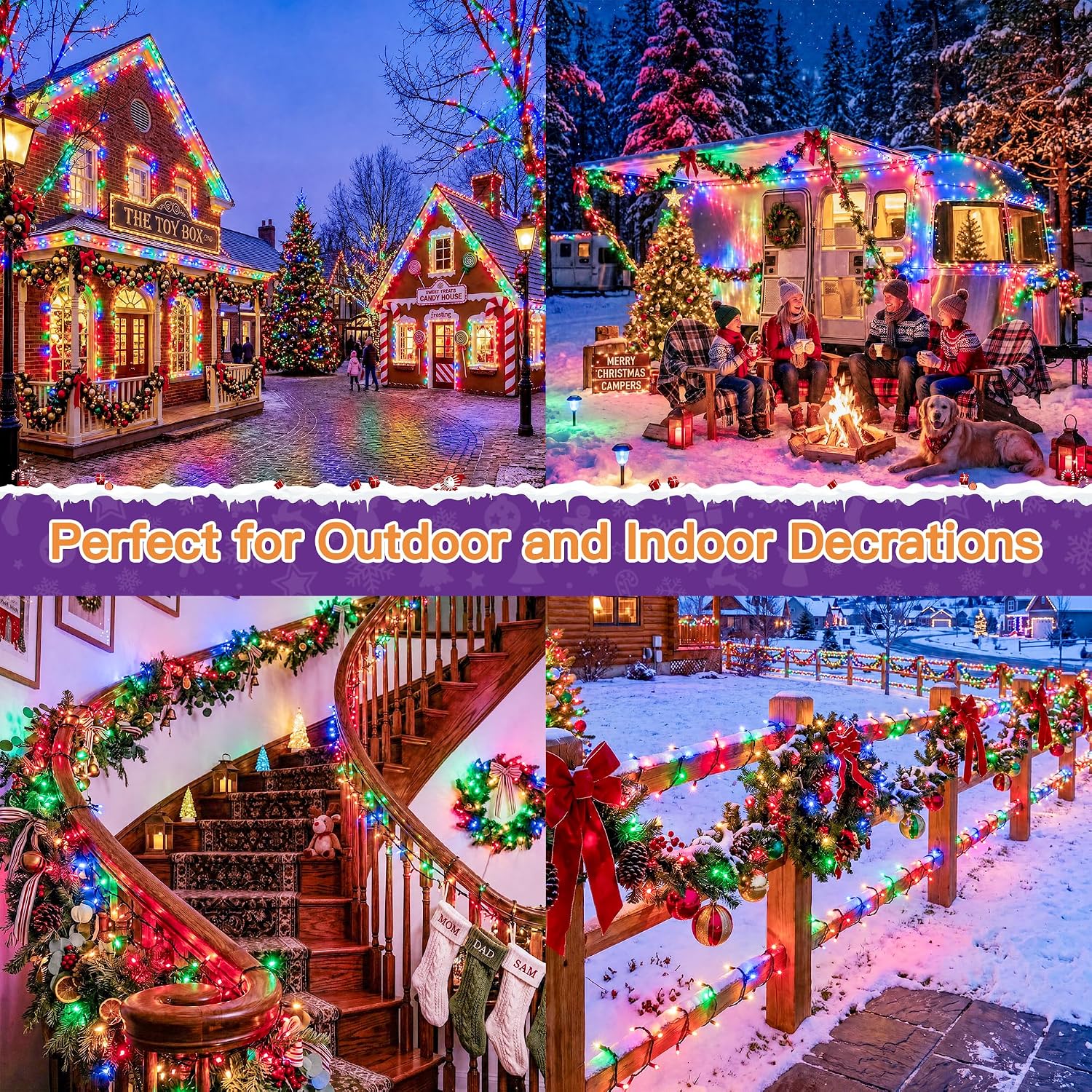 Thumbnail 6 de HeiPard outdoor Christmas lights, 500 LEDs