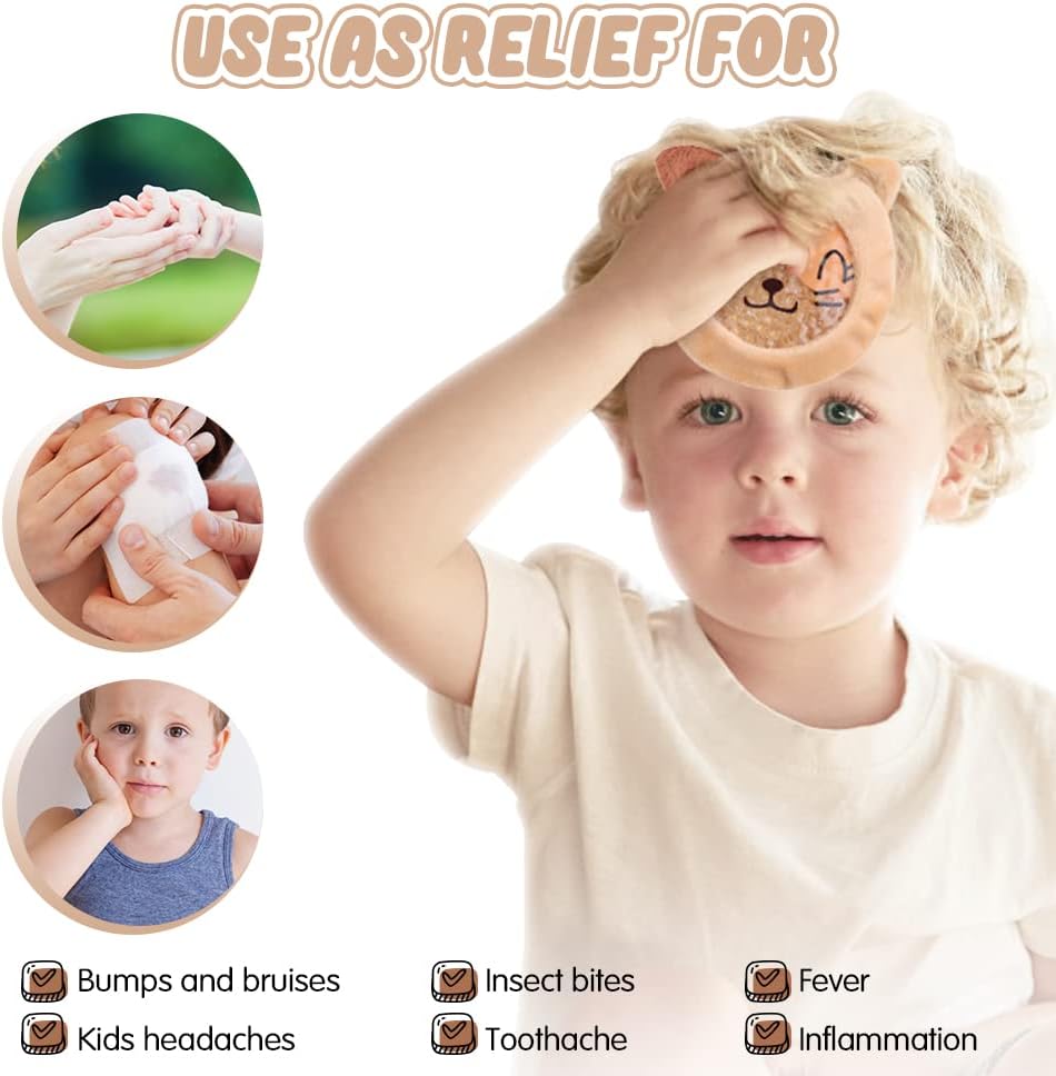 Thumbnail 1 de Hilph Kinder Kühlpads Kühlpack – 3 Tiermotive, ungiftig, waschbarer Bezug