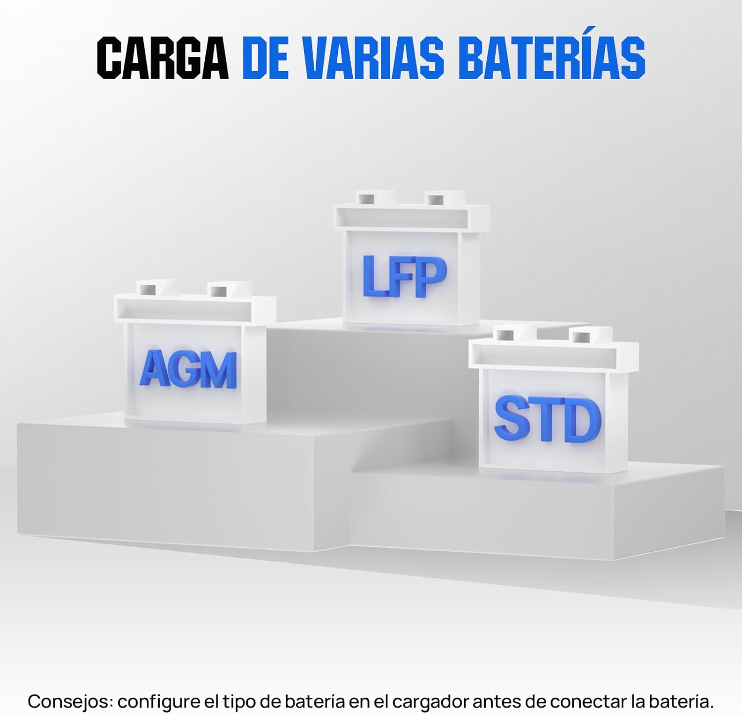 Thumbnail 1 de ECO-WORTHY Cargador LiFePO4 12V/24V 20A