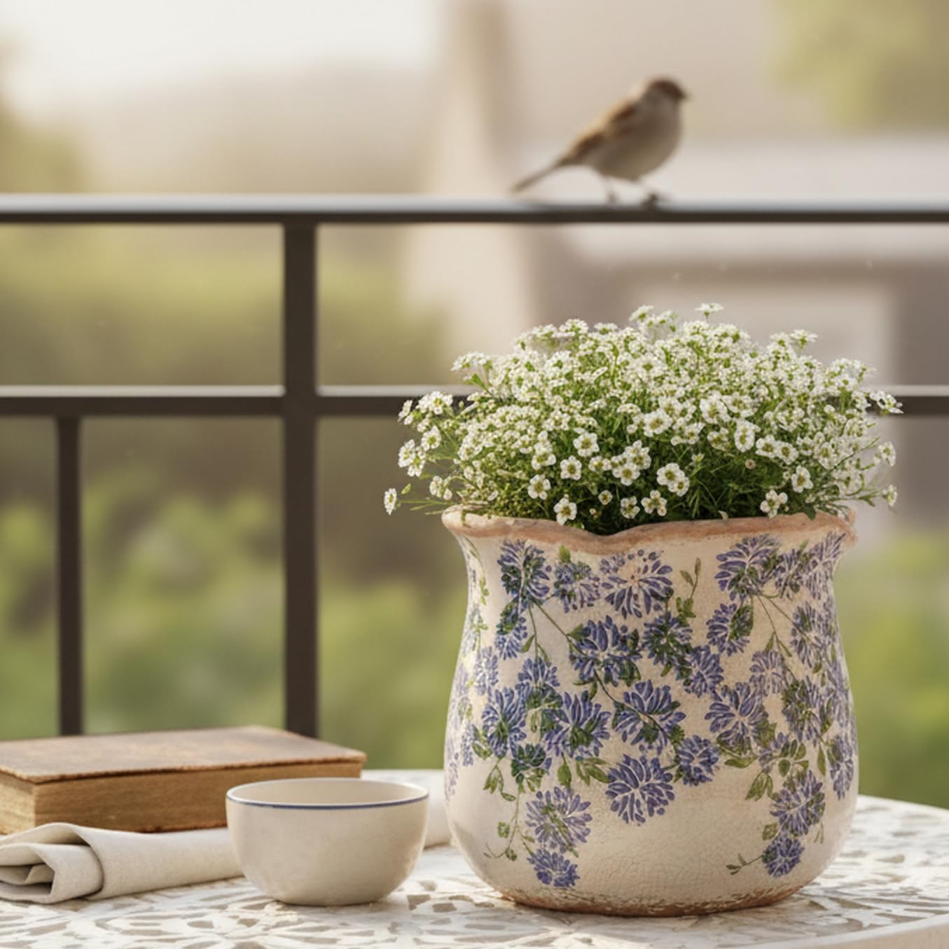 Thumbnail 6 de Ceramic planter 6.11in