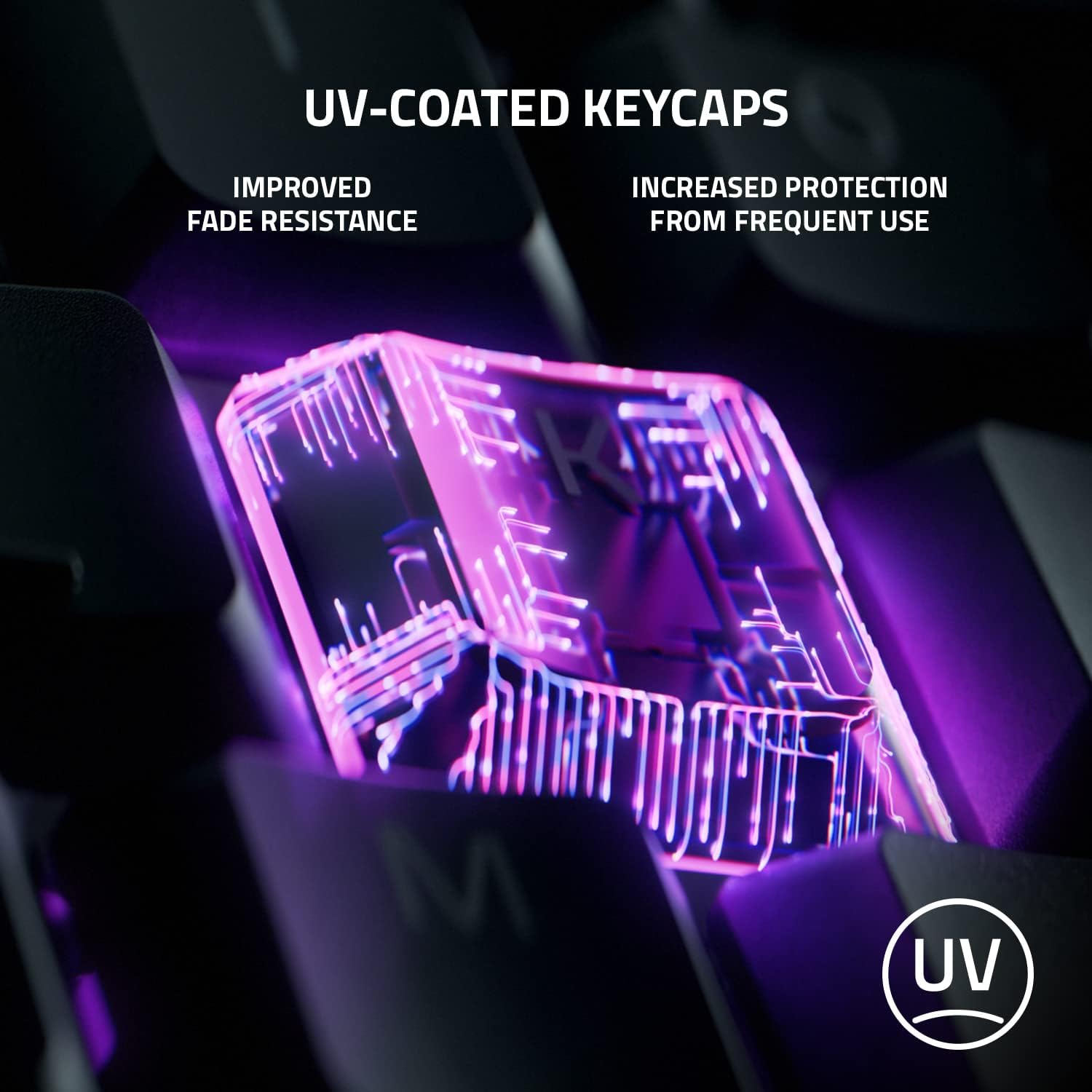 Thumbnail 3 de Razer Ornata V3 X Low Profile Gaming Keyboard (UK QWERTY, Silent Membrane, UV-Coated Keycaps) – Black