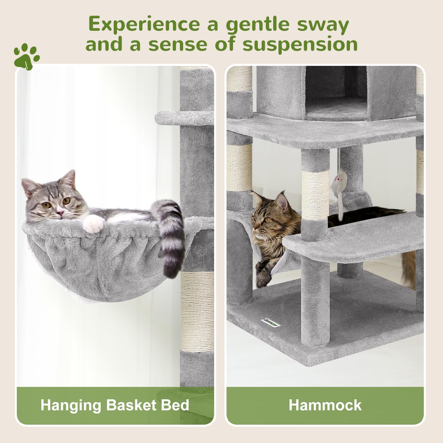 Detalle de Globlazer Cat Tree, 66-Inch