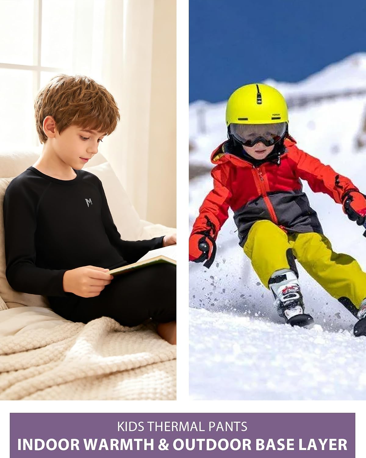 Detalle 2 de Moozava Boys Thermal Leggings 88% Polyester