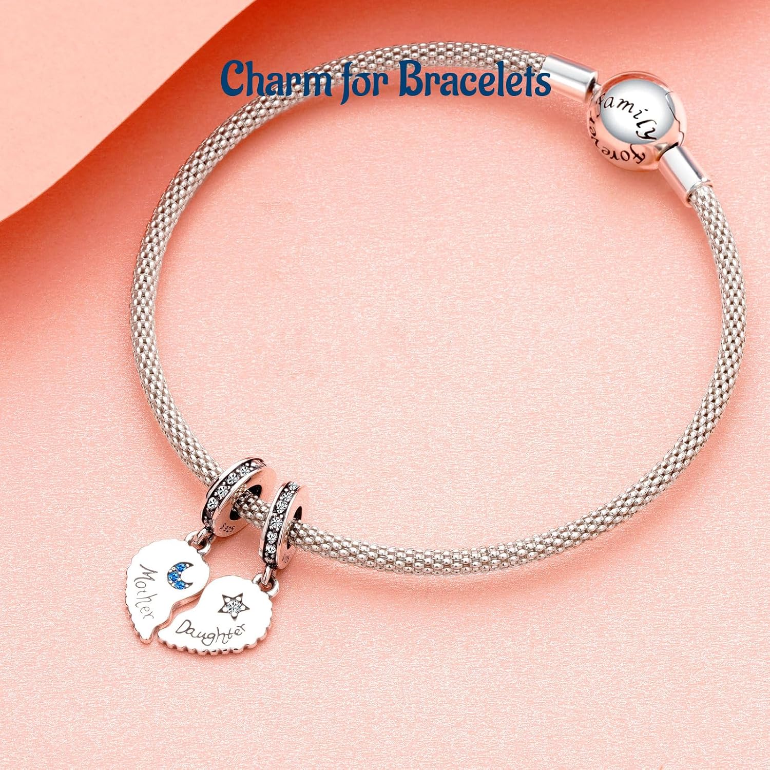 Thumbnail 4 de Amuefer 925 Silber Charms Armband 4,8 mm