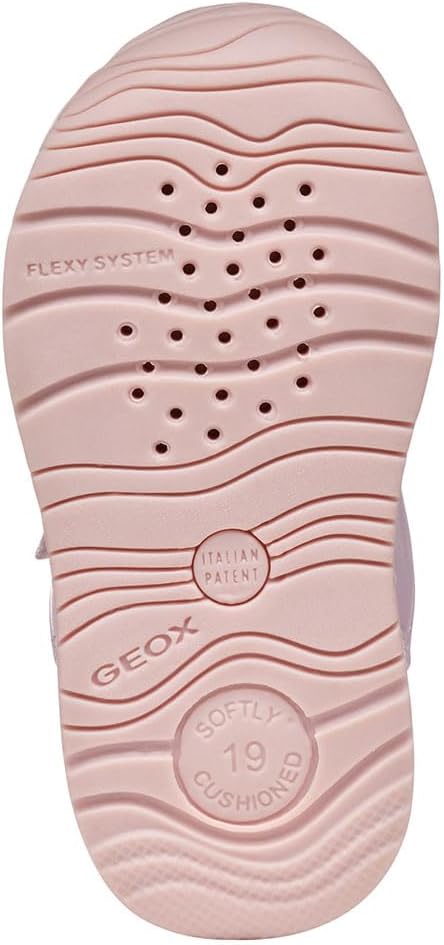 Detalle de Geox B Rishon Girl A BasketBébé Fille – Chaussures bébé filles respirantes et faciles à enfiler