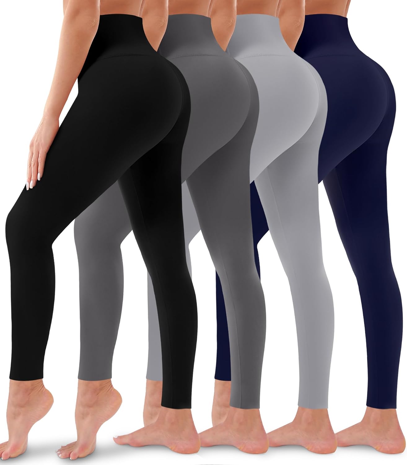 Thumbnail 6 de 4 Pack Butt Lift High-Waisted Leggings for Women