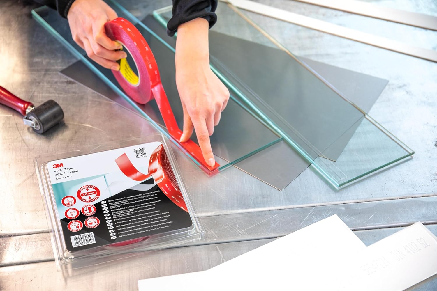 Detalle 2 de 3M VHB 4910F ruban adhésif 19 mm x 3 m